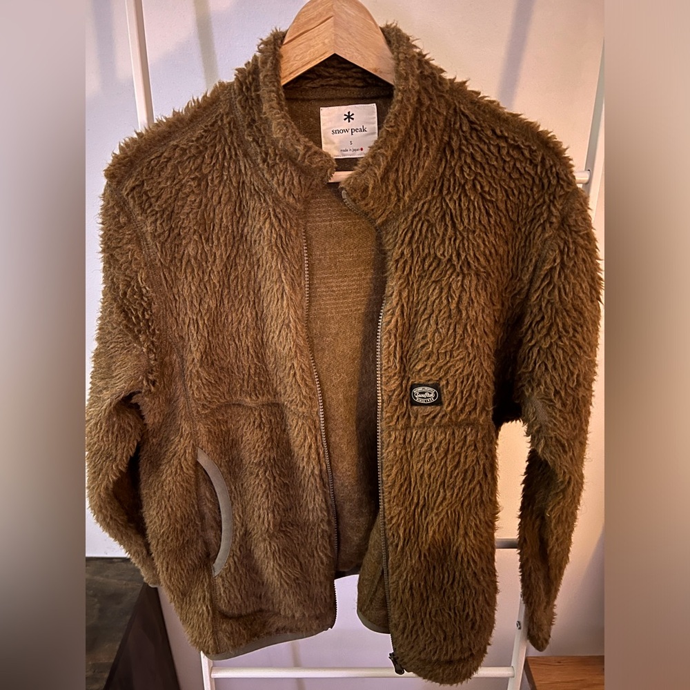 Snow Peak Men’s Wool Fleece Jacket